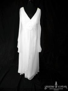 White One - Robe en mousseline fluide