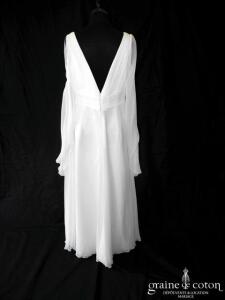 White One - Robe en mousseline fluide