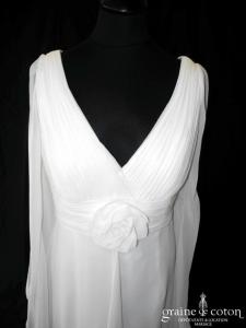 White One - Robe en mousseline fluide