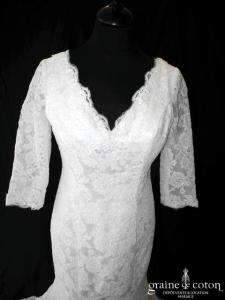 Votre Majesté - Création en dentelle ivoire