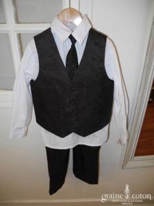 Pronuptia/Point mariage - Costume 3 pièces petit garçon chocolat