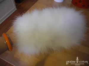 Manchon en marabout ivoire