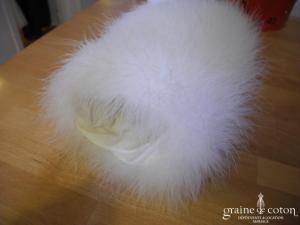 Manchon en marabout ivoire