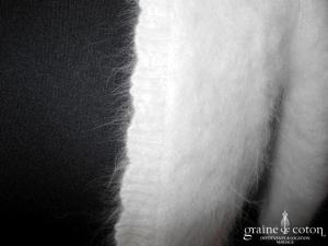 Hitherto - Boléro court en angora ivoire