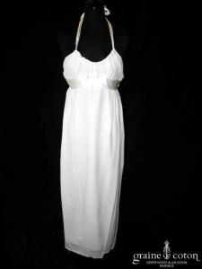 Aurélia Hoang - Création empire en crêpe de soie et satin