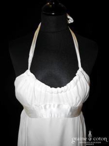 Aurélia Hoang - Création empire en crêpe de soie et satin