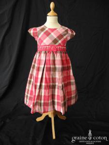 Gymboree - Robe de demoiselle d'honneur en coton fuchsia