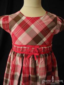 Gymboree - Robe de demoiselle d'honneur en coton fuchsia