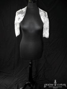 Pronovias - Boléro Pergola en dentelle, manches mi longues