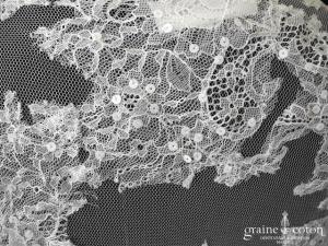 Pronovias - Boléro Pergola en dentelle, manches mi longues