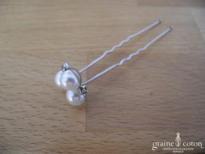 Claire's - Lot de 5 pics à cheveux perles