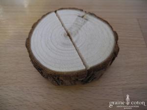 Marques places rondins - Lot de 5