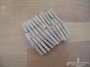 Lot de 22 mini pinces à linge