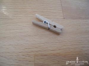 Lot de 22 mini pinces à linge