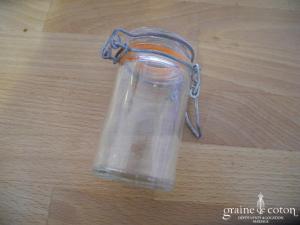 Mini bocal rond façon pot à confiture pour dragées