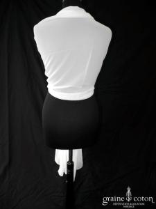 Pronuptia - Étole en mousseline ivoire clair