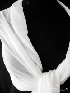 Pronuptia - Étole en mousseline ivoire clair