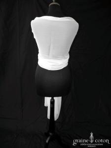 Pronovias - Étole en mousseline ivoire clair