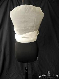 Cymbeline - Étole en organza de soie ivoire