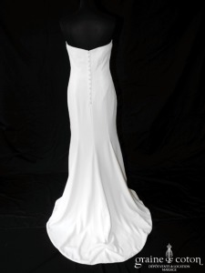 Courman - Robe fluide ivoire