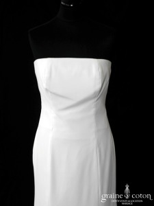 Courman - Robe fluide ivoire