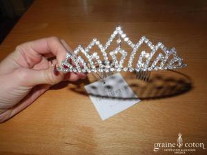 Pronuptia - Diadème en strass argenté