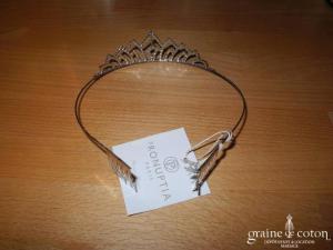 Pronuptia - Diadème en strass argenté