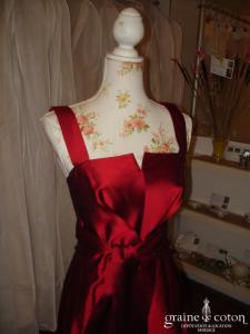 Max Mara - Robe rouge en soie