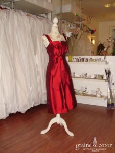 Max Mara - Robe rouge en soie