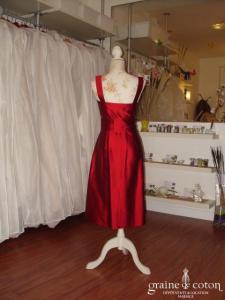 Max Mara - Robe rouge en soie