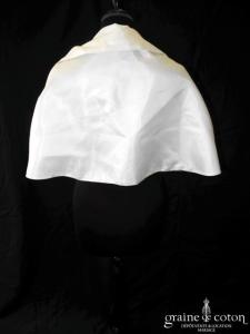 Priam - Étole en chantung ivoire