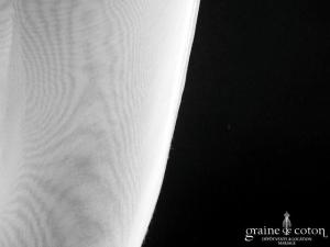 Boléro en organza blanc à manches courtes