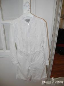 Cyrillus - Ensemble garçon pantacourt et chemise en coton et lin