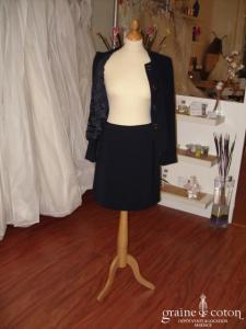 123 - Tailleur bleu marine