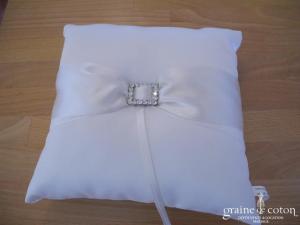 Pronuptia - Coussin d'alliances ivoire
