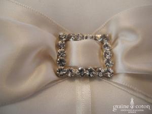 Pronuptia - Coussin d'alliances ivoire