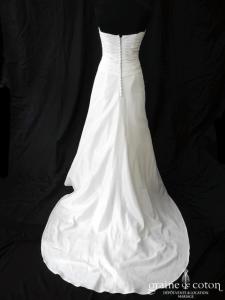 Eglantine Création - Robe en taffetas drapé