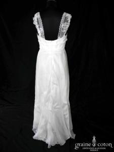 Anne Clicques - Création en organza de soie ivoire