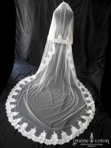 Bianco Evento - Voile long de 300 cm en 