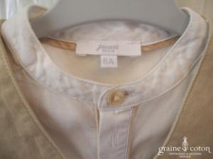 Jacadi - Chemise et gilet en lin ivoire