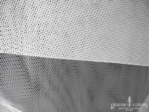 Cymbeline - Boléro Dorine cache coeur en tulle ivoire clair à manches longues