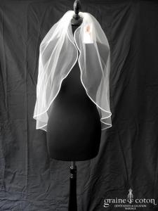 Bianco Evento - Voile simple mi long 