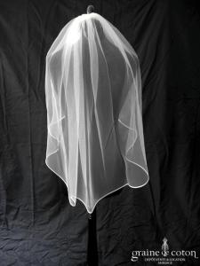 Bianco Evento - Voile simple mi long 