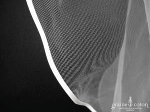 Bianco Evento - Voile simple mi long 