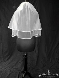 Bianco Evento - Voile double court 