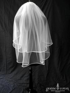 Bianco Evento - Voile double mi long 