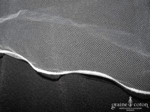 Catherine Varnier - Voile long de 3 mètres en tulle ivoire