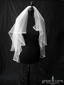 Bianco Evento - Voile double mi long 