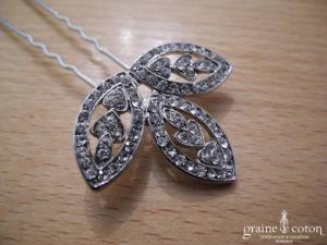 Pronovias - Lot de 3 pics à chignon strass