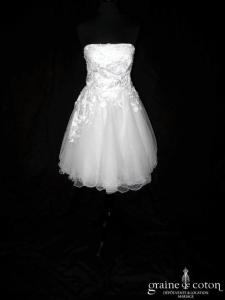 Faust - Robe courte en tulle et dentelle